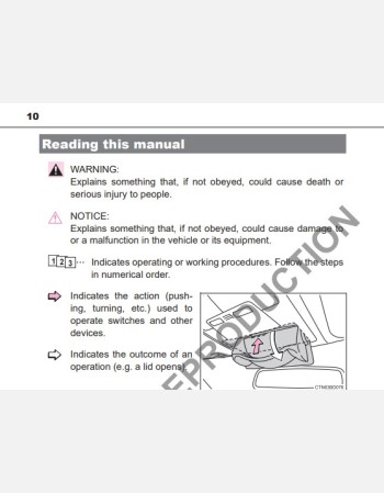 toyota kluger 2015-2016 owners manual rhd